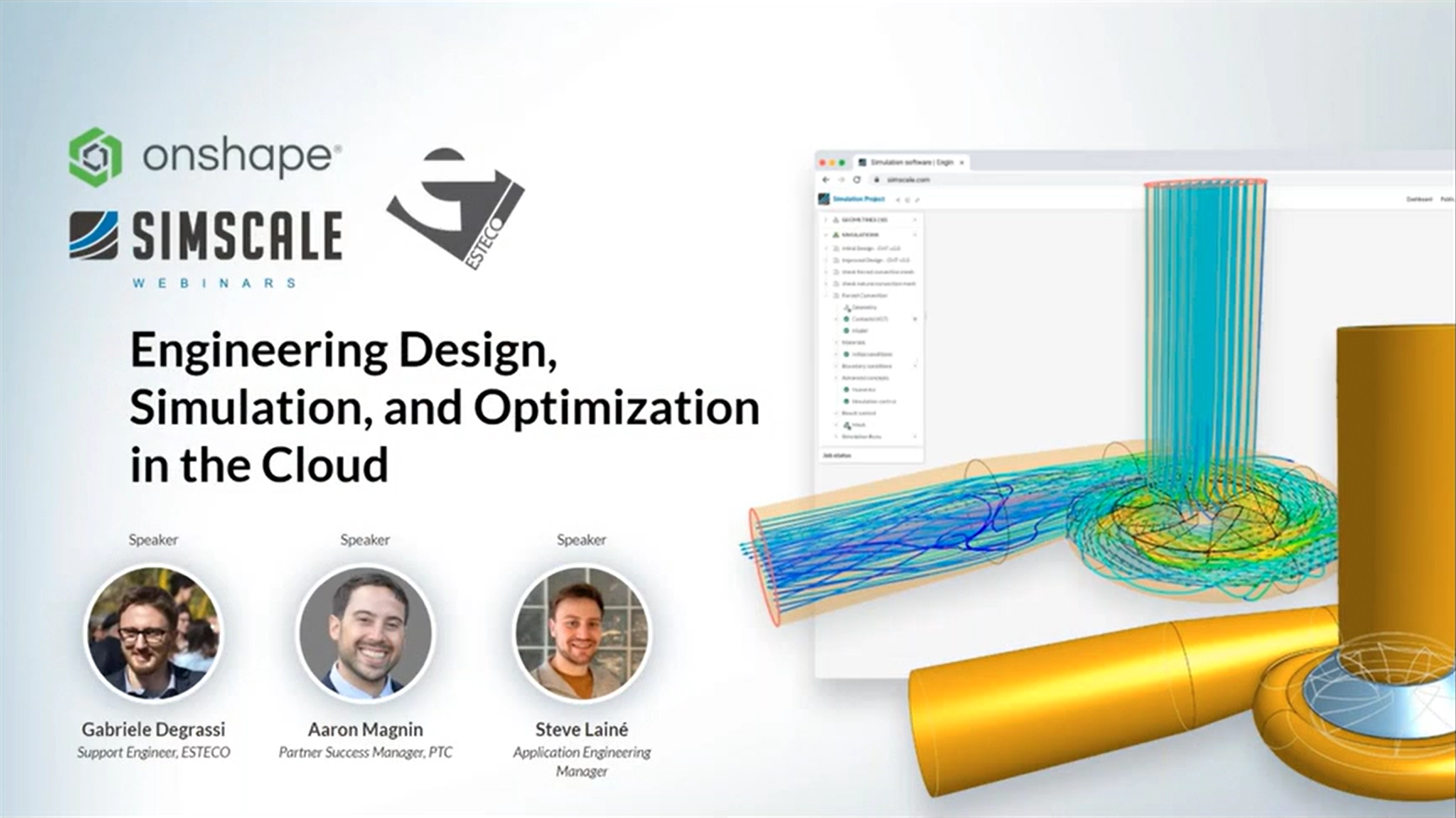 ESTECO SIMSCALE engineering design, simulation, and optimization in the cloud